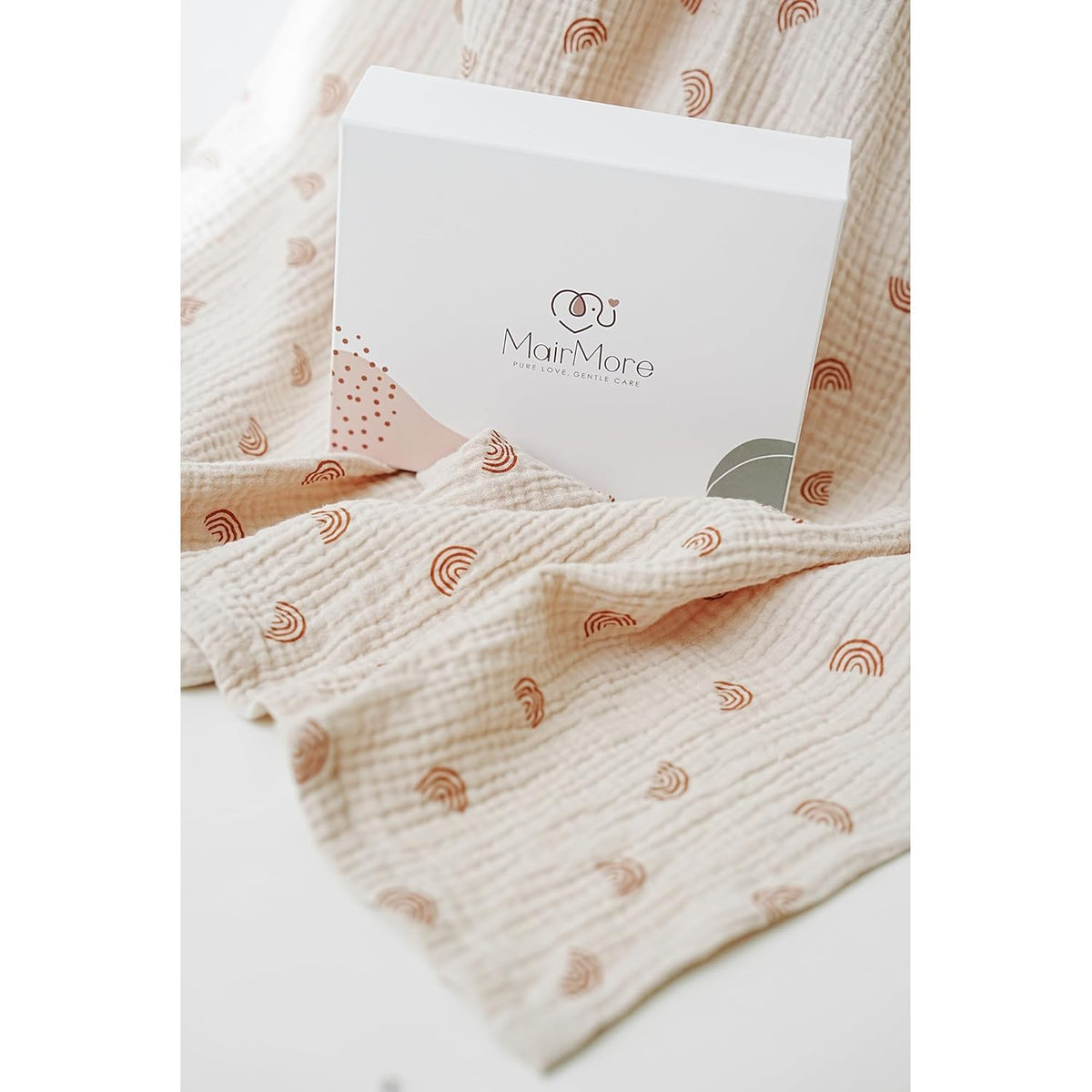 100% Muslin Cotton Nursing Cover with Arch Neckline for Women