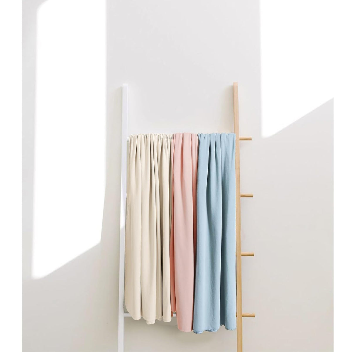 Newborn Swaddle Blanket & Beanie Set, Baby Receiving Blanket