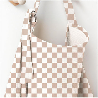 MairMore 100% Muslin Cotton Nursing Cover with Arch Neckline for Women | Large &amp; Breathable Nursing Apron, Multi-Use Breastfeeding &amp; Stroller Cover, Full Privacy for Mom &amp; Baby (Milky Coffee)