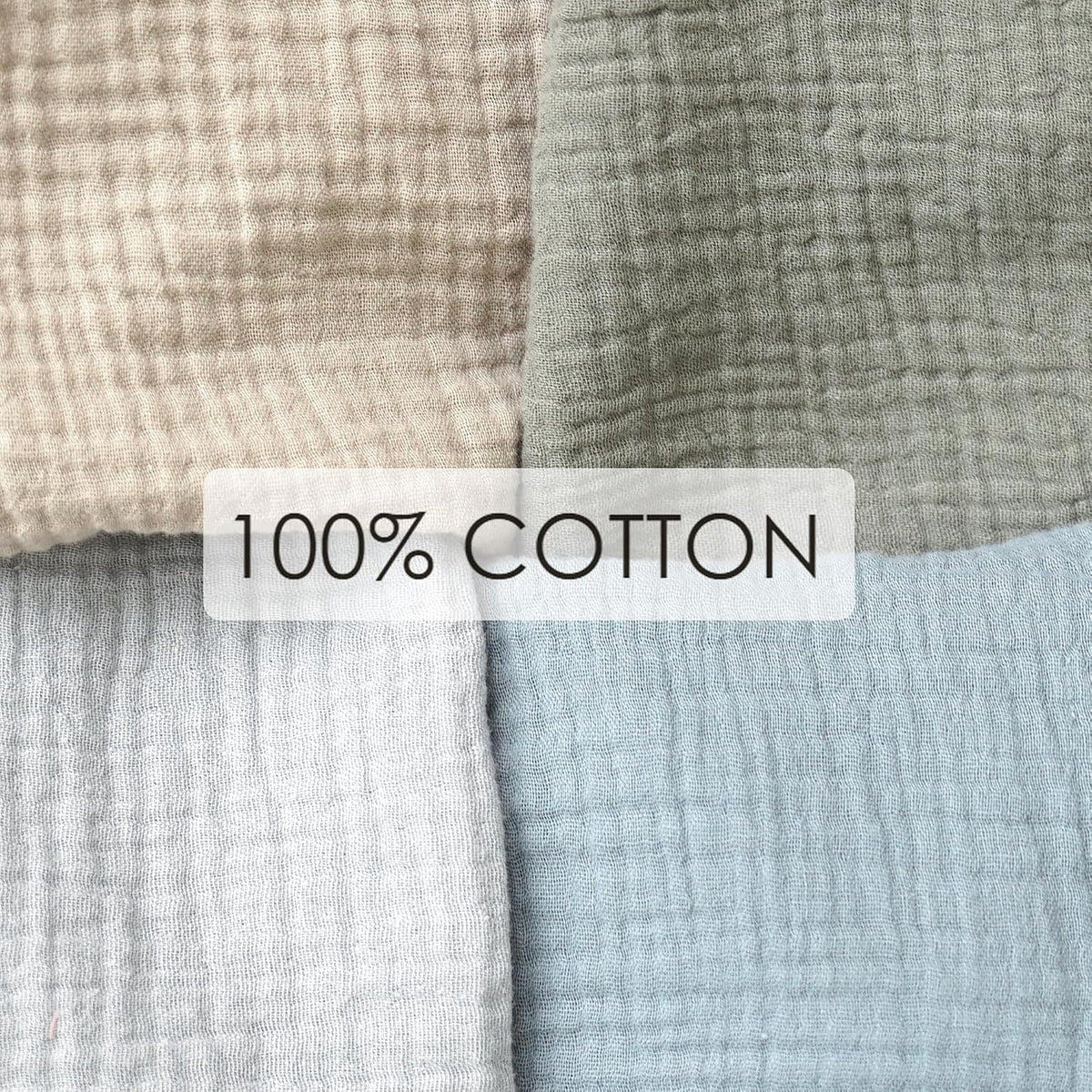 100% Muslin Cotton Nursing Cover with Arch Neckline for Women